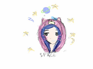 weird space girl