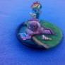 MLP custom diorama: Rainbow Dash and sad Pinkie