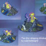 MLP:FiM custom shipping diorama: Twi-Shy!