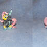 MLP FiM custom blindbag: Fluttershy as ninja bunny