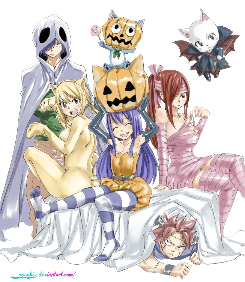 Fairy Tail-Render Halloween