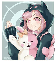 Nanami and Usami- Danganronpa by small--panda