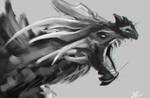 Dragon Sketch by YannChassier