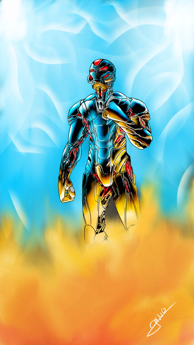 Ultron Thinking My Ultron Concept Art by GINOxMais on DeviantArt
