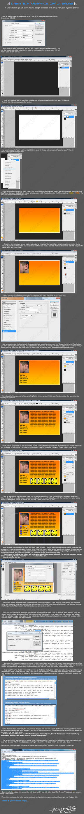 MySpace DIV Overlay Tutorial by poseyGFX on DeviantArt