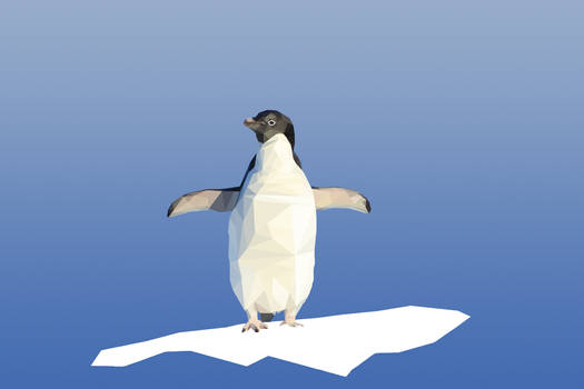 Low-poly-penguin