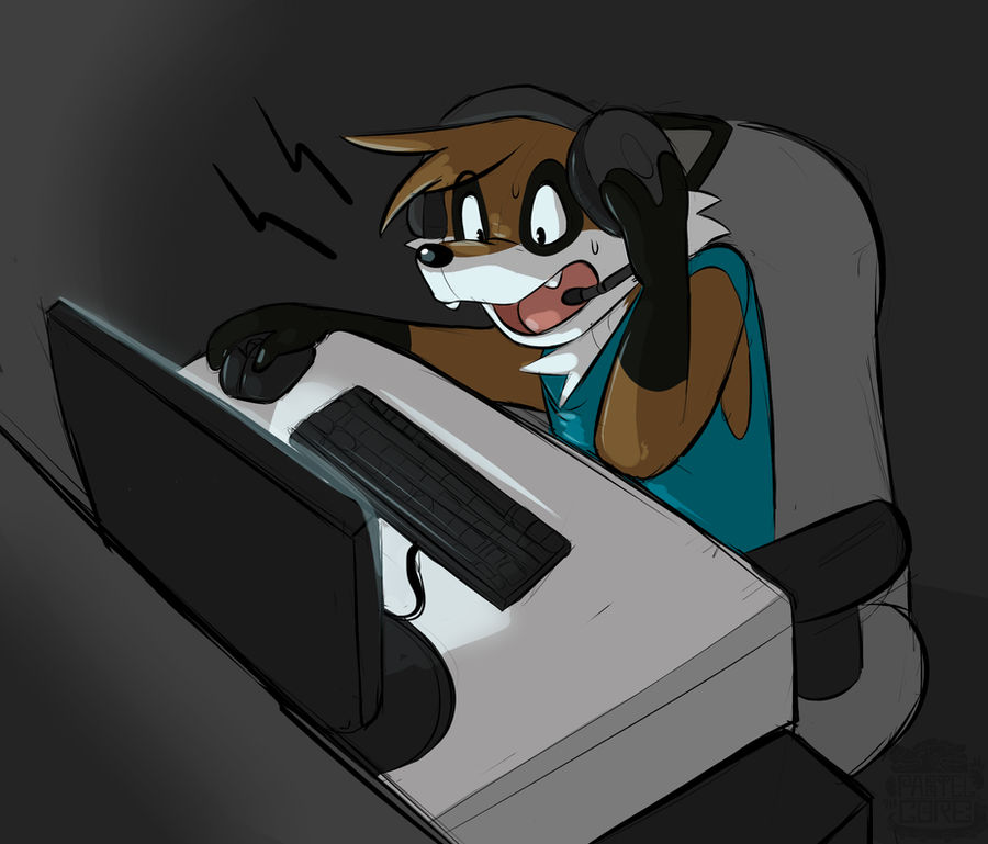 Gamer Raccon Raccoon Gamer by Pastel-Core on DeviantArt