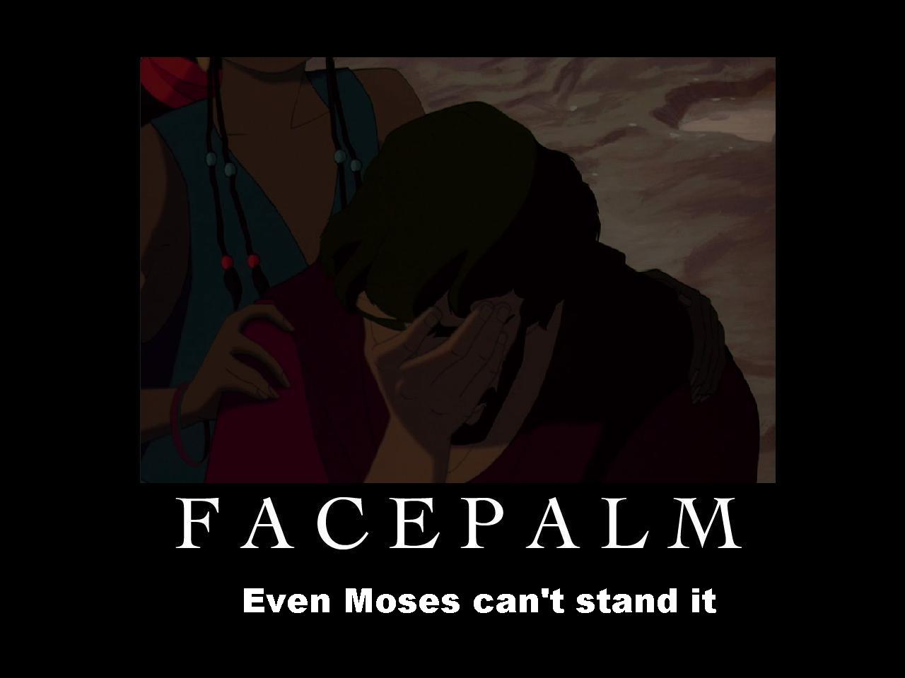 Moses Facepalm