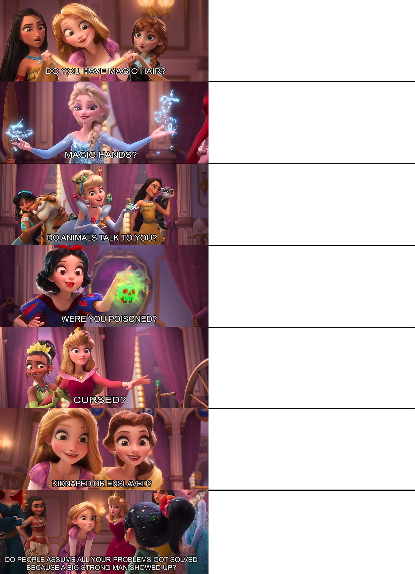 Disney Princess Empty Meme