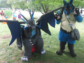 Mega Charizard X @ AnimeNEXT 2014