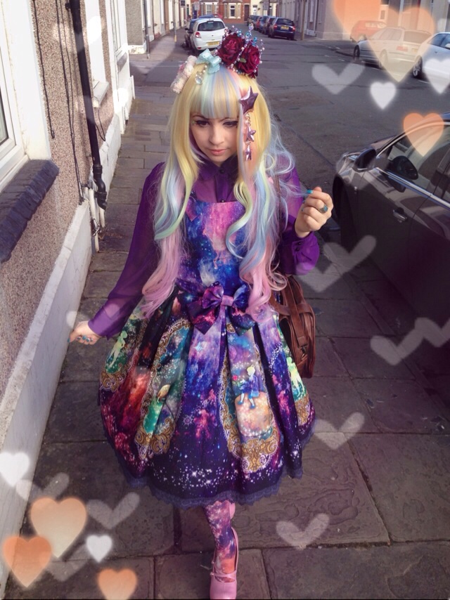 Cardiff film and comicon Lolita coord