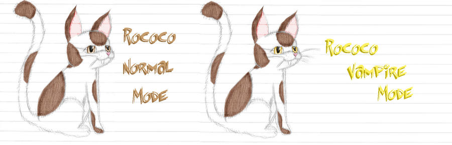 Rococo The Vampire Kitty by ZekeMoonslash on DeviantArt