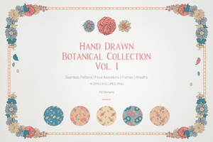 Hand Drawn Botanical Collection Vol.1