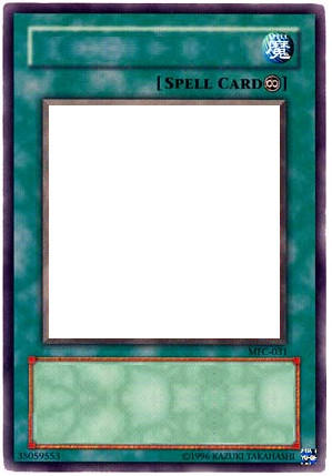 yugioh spell card template Yu-Gi-Oh! Card Maker
