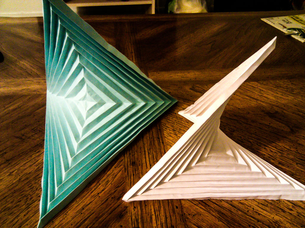 Abstract Simple Origami Abstract origami_3 by OrigamiChemist on DeviantArt