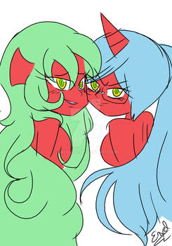 Scanty and Kneesocks sketch