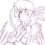 Fluttershy  loli sketch