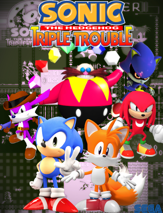 Sonic triple trouble HD Logo by harmedsis on DeviantArt