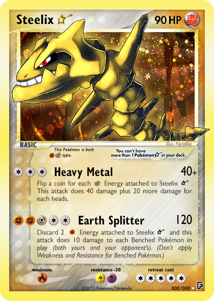 Pokemon Steelix GOLD