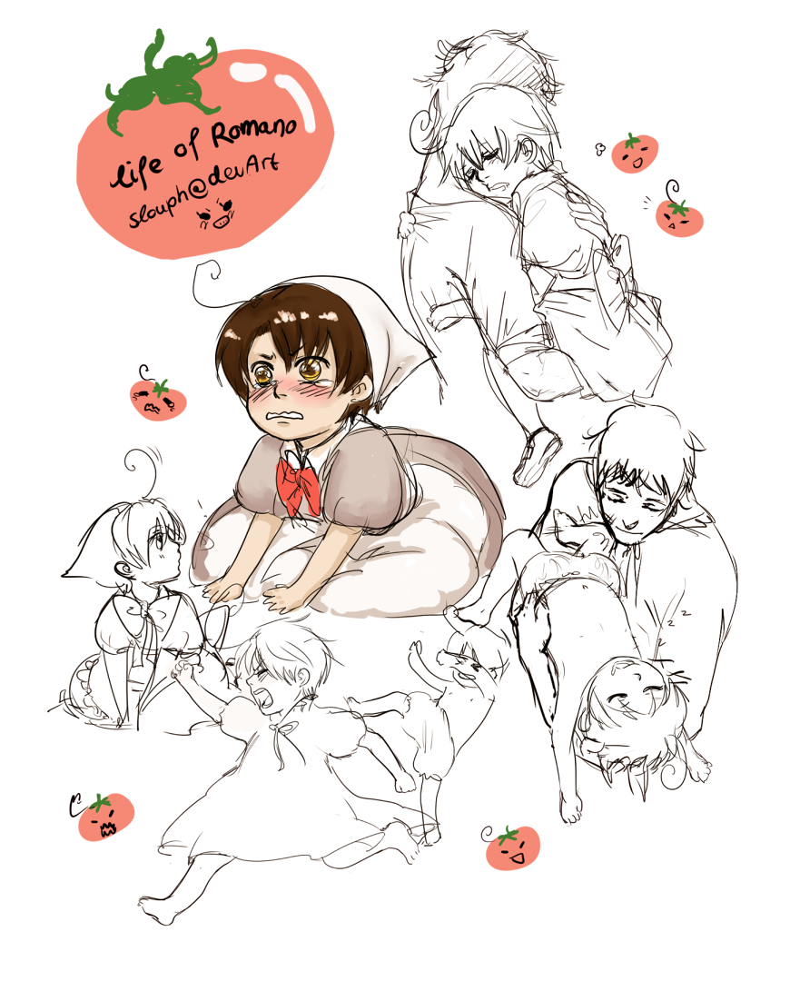 Life of Chibi!Romano