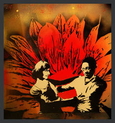 Stencil: 'Embrace'