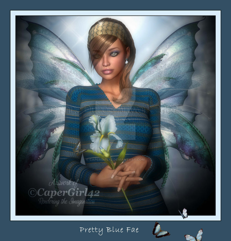 Pretty Blue fae by CaperGirl42 on DeviantArt