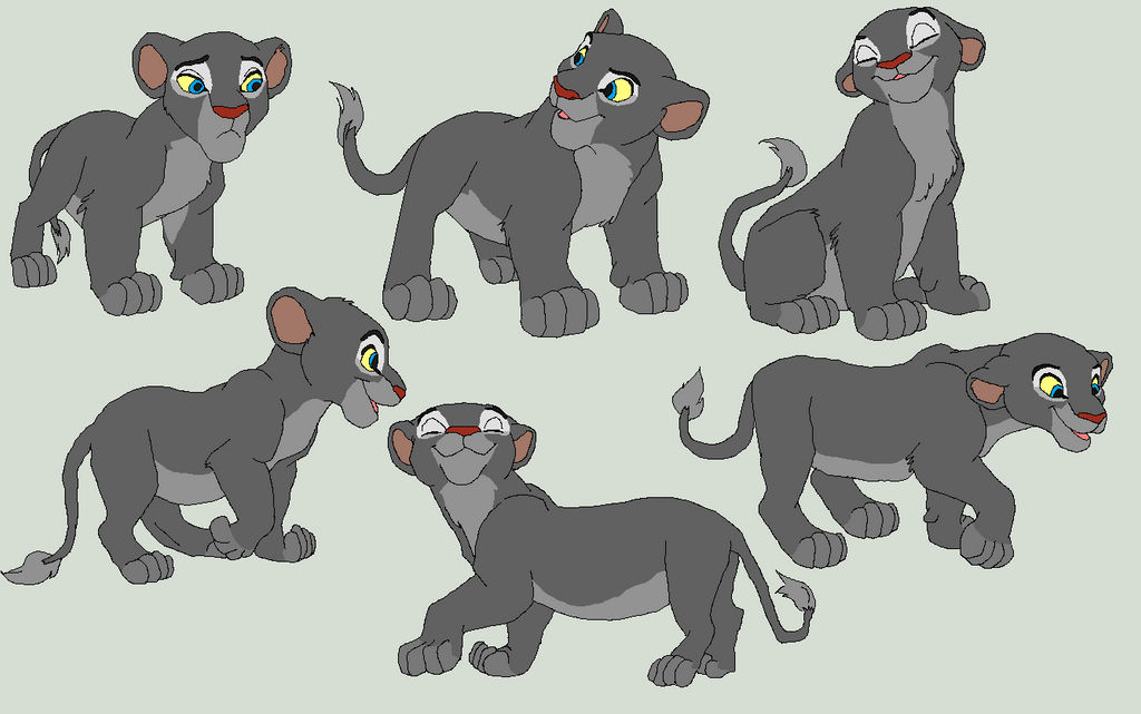 Lion Cub Bases 3 by AnarsAdoptionAgency