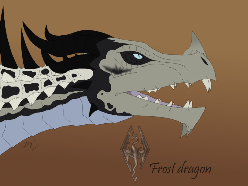 Skyrim- Frost dragon