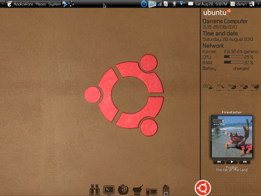 Leather Ubuntu 1