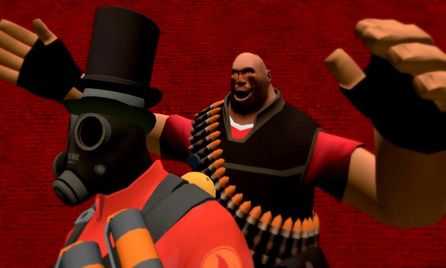 Heavy Scares Pyro by Yhrite on DeviantArt