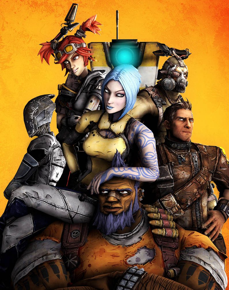 Borderlands 2 Vault Hunters By Yhrite On DeviantArt borderlands-2-vault-hunters-by-yhrite-on-deviantart