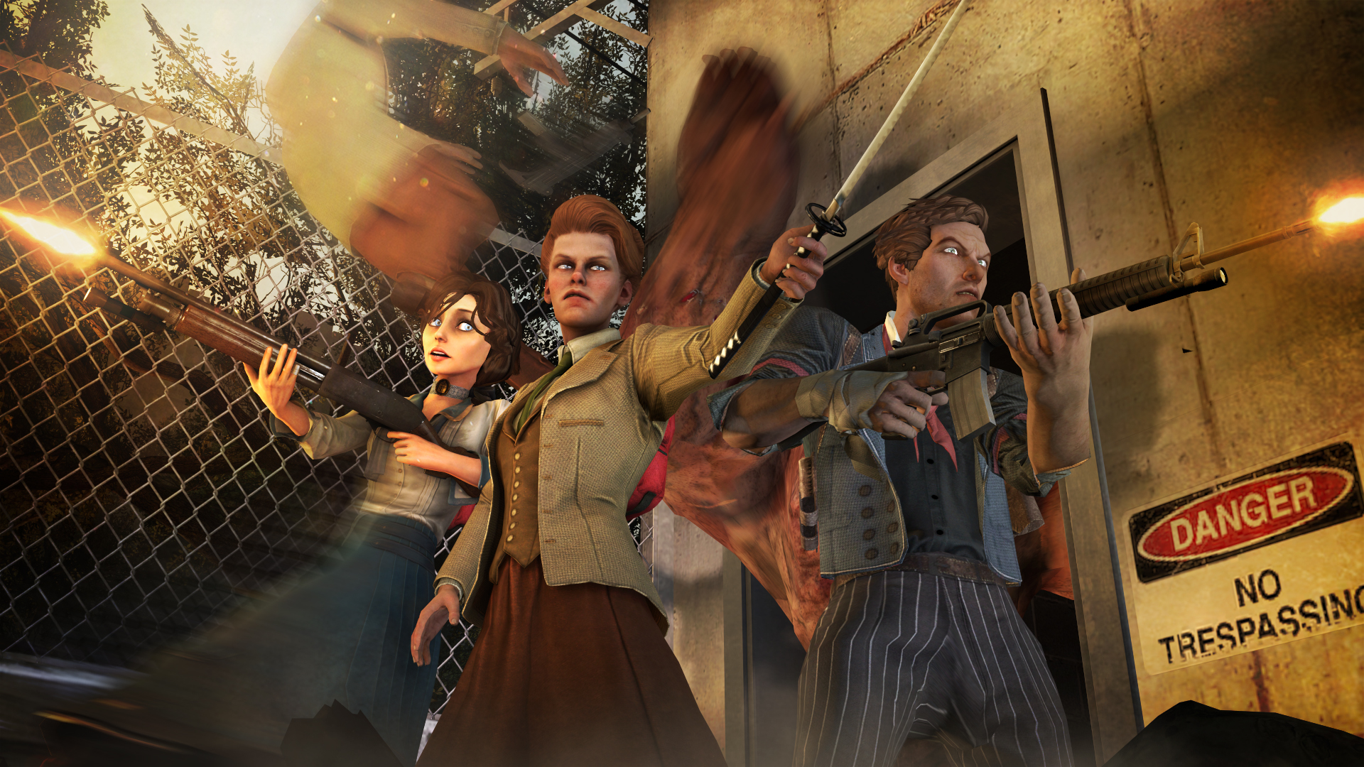 Left 4 Bioshock - Dead Centre, Streets - 3