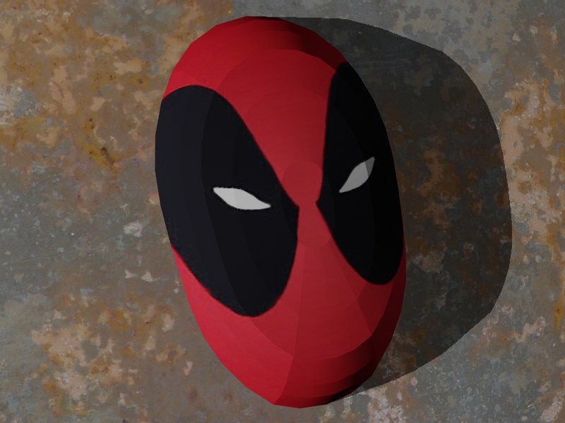 Deadpool Mask Papercraft