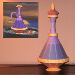 Disney Genie Bottle Papercraft