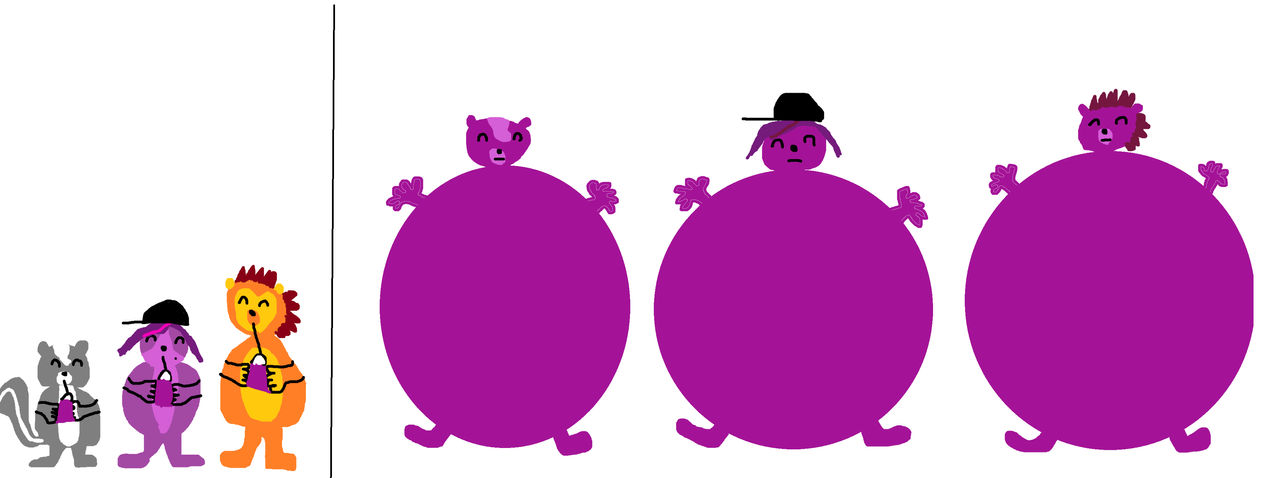 pets with Grimace shake inflation by mrdavywildeX25 on DeviantArt