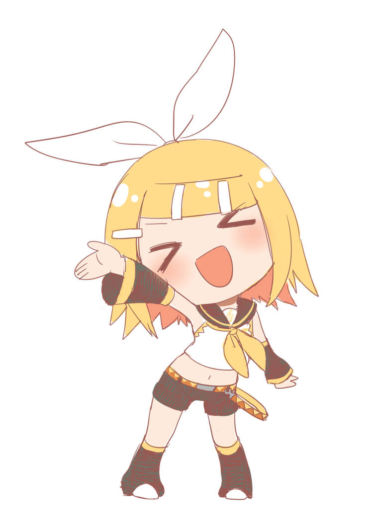 Chibi Rin Fanarrt haa~i chibi Rin-chan by grimay on DeviantArt