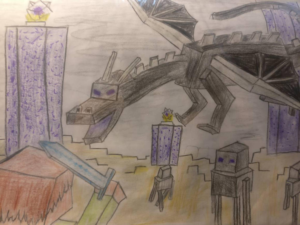 Minecraft the End by Enighto on DeviantArt