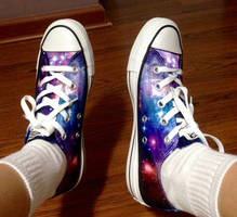 heck yeah GALAXY SHOES