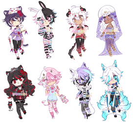 +Mixed chibi adopts [CLOSED] (0/8)+