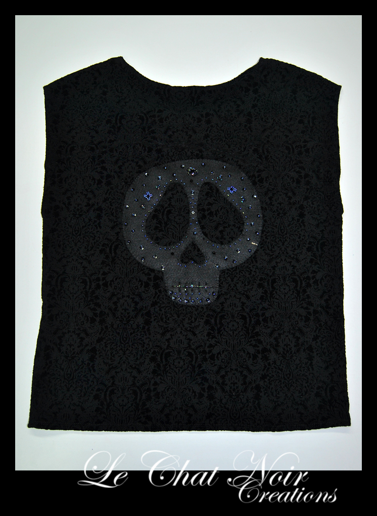 Black T-shirt Skull