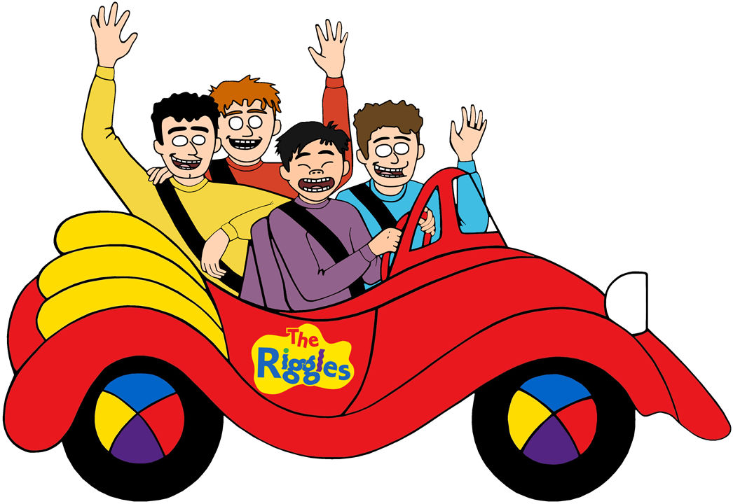 The Riggle's The Riggles Big Red Car Cartoon by TheSpaceyMario on DeviantArt