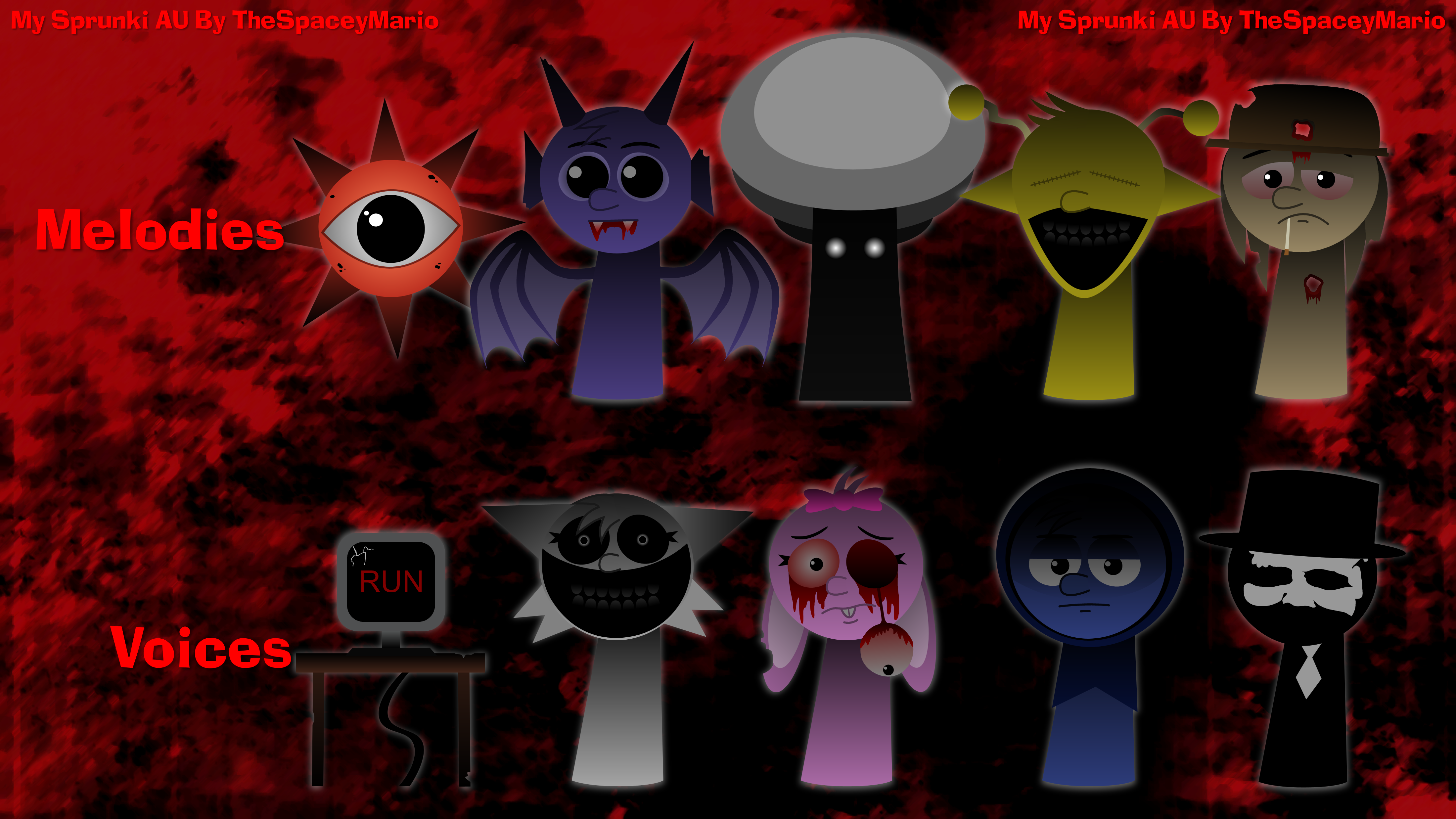 Sprunkality Sprunki (Horror Ver) - TheSpaceyMario AU (Part 2) by TheSpaceyMario on ...