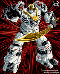White Tiger Zord = COMMISSION by CartoonArtworks