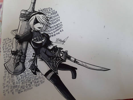 Fanart 2B Nier Automata