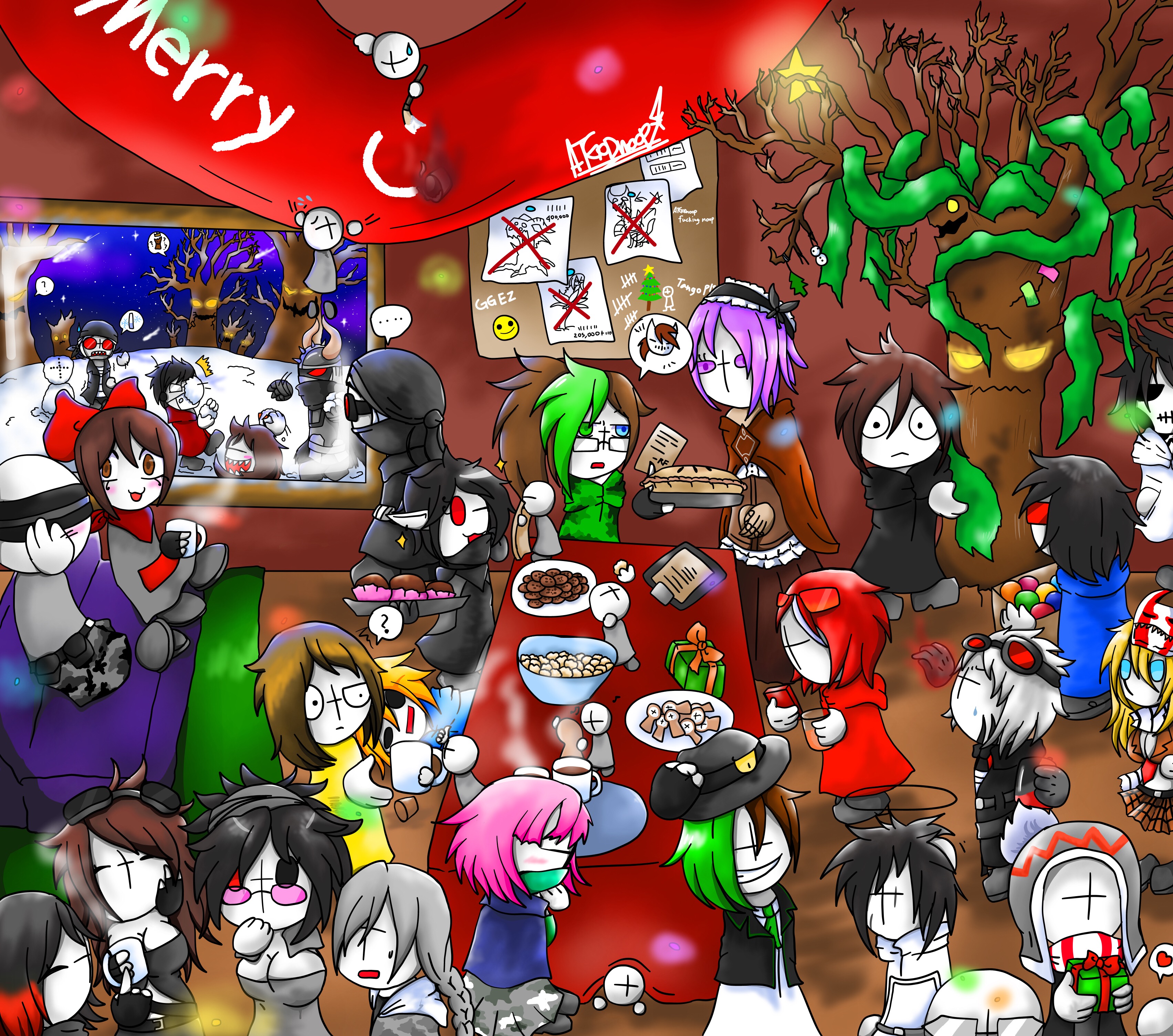 Merry Christmas Madness Combat by Crystal-Blue on Newgrounds