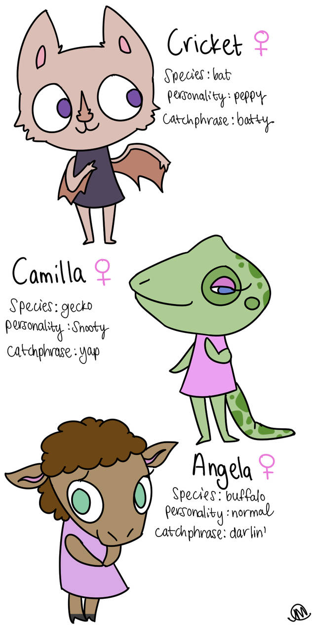 ac characters 1 by meowpox on DeviantArt