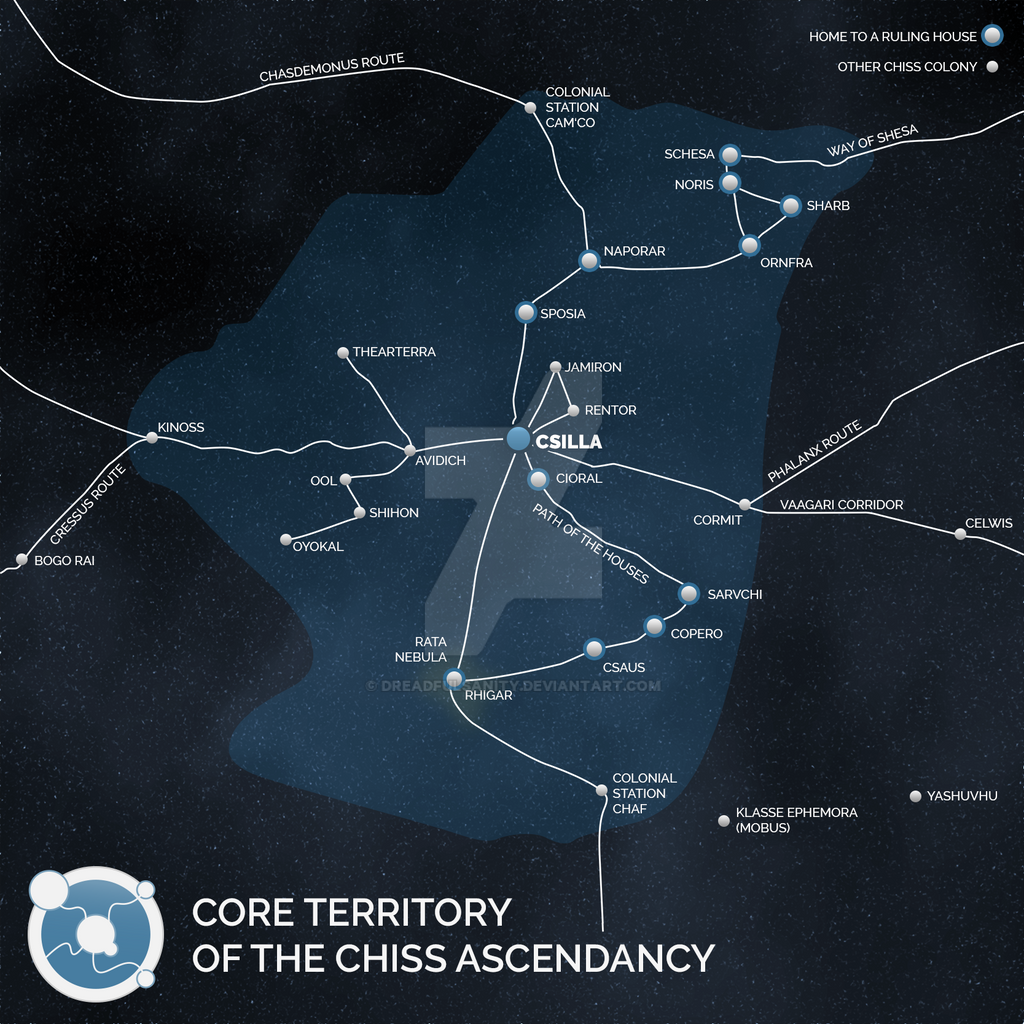 Chiss Map Core Territory of the Chiss Ascendancy by DreadfulSanity on DeviantArt