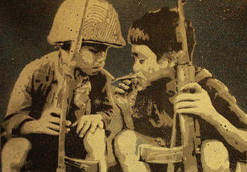 2 boys smoking 1