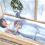 Dead Bride in Casket