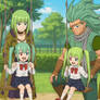 Granolah and Brandish with twins by blav2026